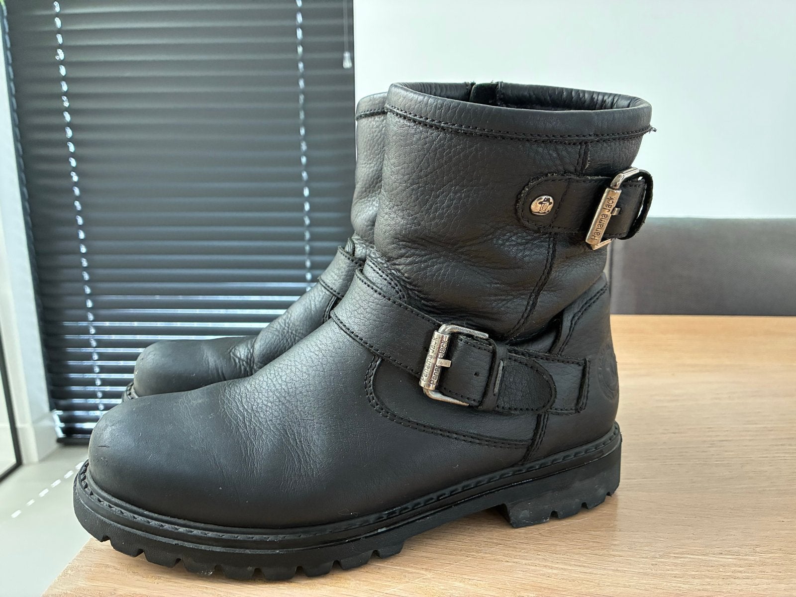 Panama Jack Pia B2 Leren Laarzen Zwart Maat 37, Kleding | Dames, Ophalen of Verzenden, Gedragen, Zwart, Lage of Enkellaarzen