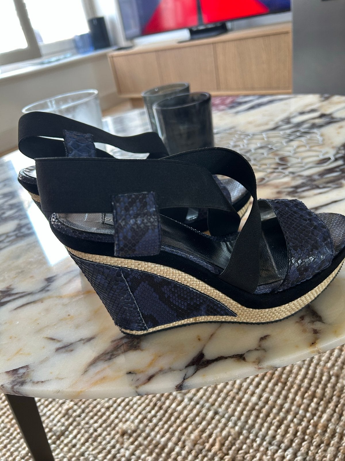Roberto Botticelli Sabo sandalen maat 39, Ophalen of Verzenden, Gedragen, Blauw, Sandalen of Muiltjes