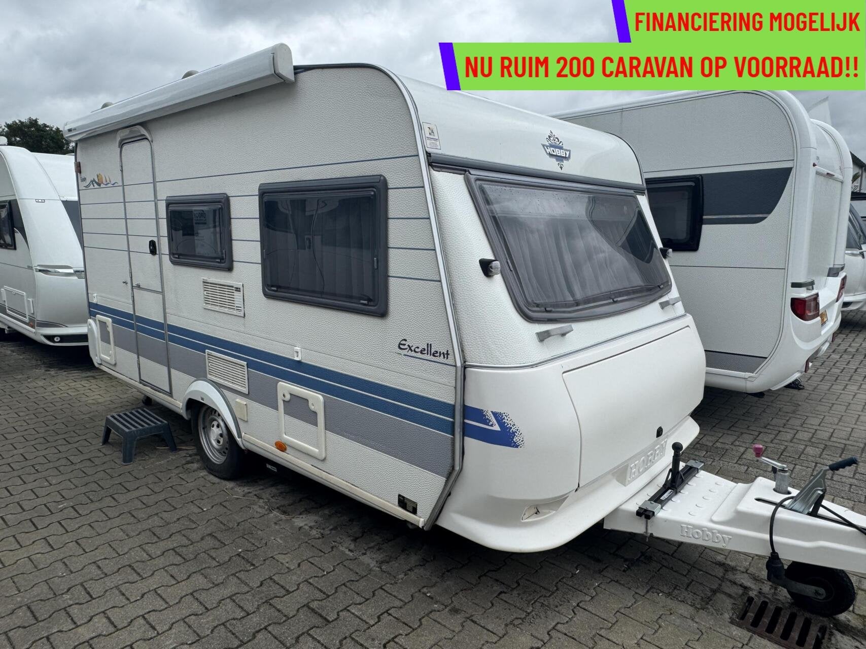 Hobby 400 SB EXCELLENT, DWARSBED, MOVER, CASSETTELUIFEL, Caravans en Kamperen, Caravans, Mover, Hobby, Bedrijf, 750 - 1000 kg