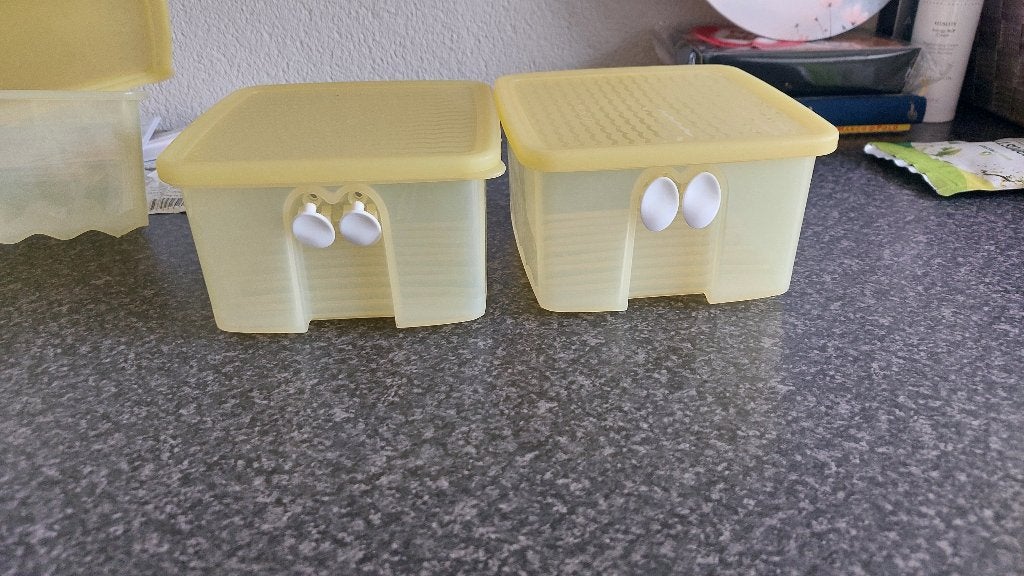 Tupperware, Verzenden, Gebruikt, Geel, Bak of Kom
