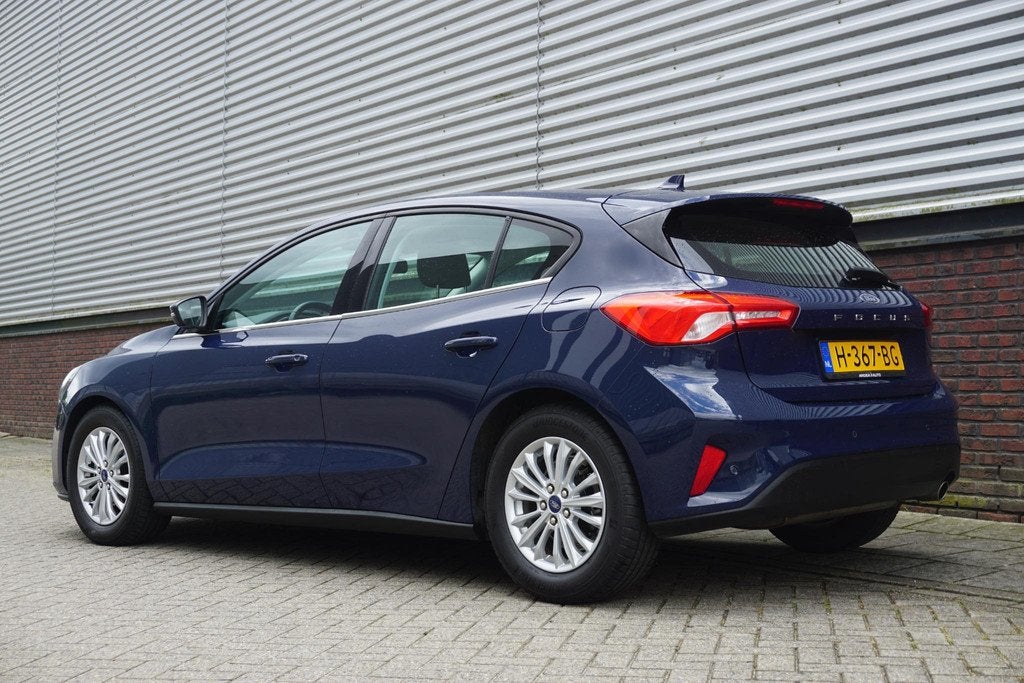 Ford Focus 1.0 EcoB.125PK Titanium Business/1e Eigenaar/ 100, Auto's, Gebruikt, Euro 6, Blauw, Origineel Nederlands