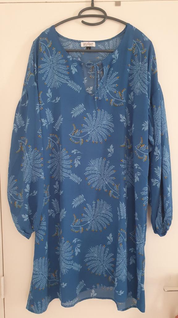 True Spirit lange blouse/ jurk maat L, Kleding | Dames, Ophalen of Verzenden, Zo goed als nieuw, Maat 42/44 (L), Blauw