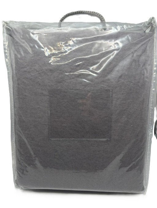 100% linnen dekbedovertrek 240x220 met slopen Grey, Ophalen of Verzenden, Ademend, Grijs, Linnen