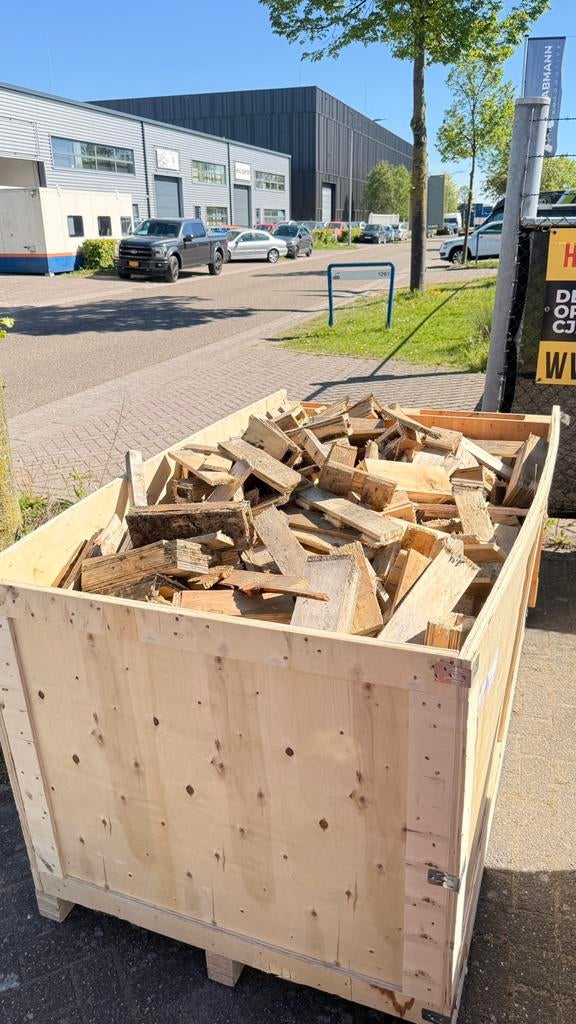 2 kuub stookhout, Tuin en Terras, Haardhout, Minder dan 3 m³, Ophalen of Verzenden