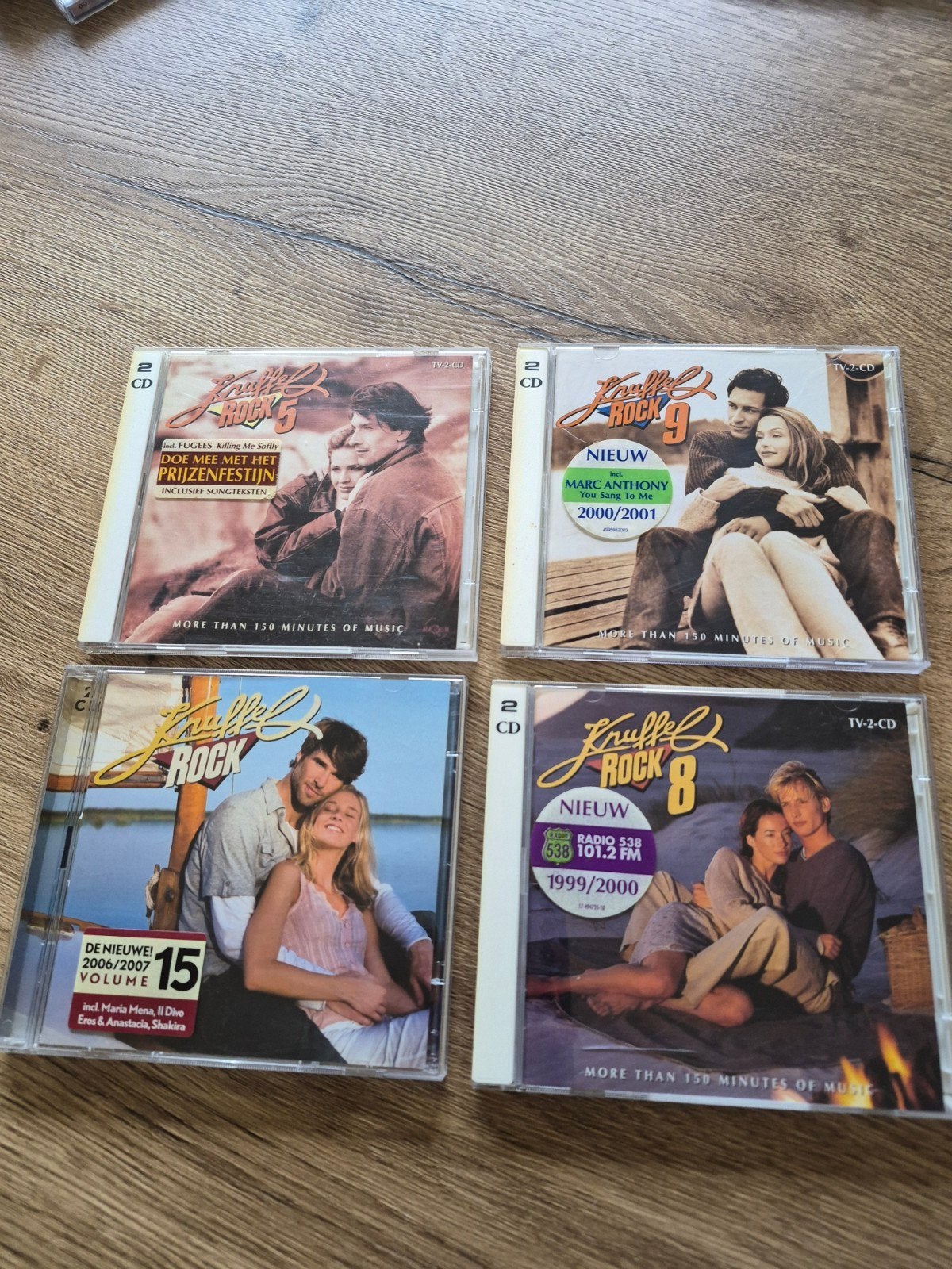 4 Knuffelrock CD's - Nette staat, Rock, Ophalen of Verzenden, Zo goed als nieuw, Verzamelalbum