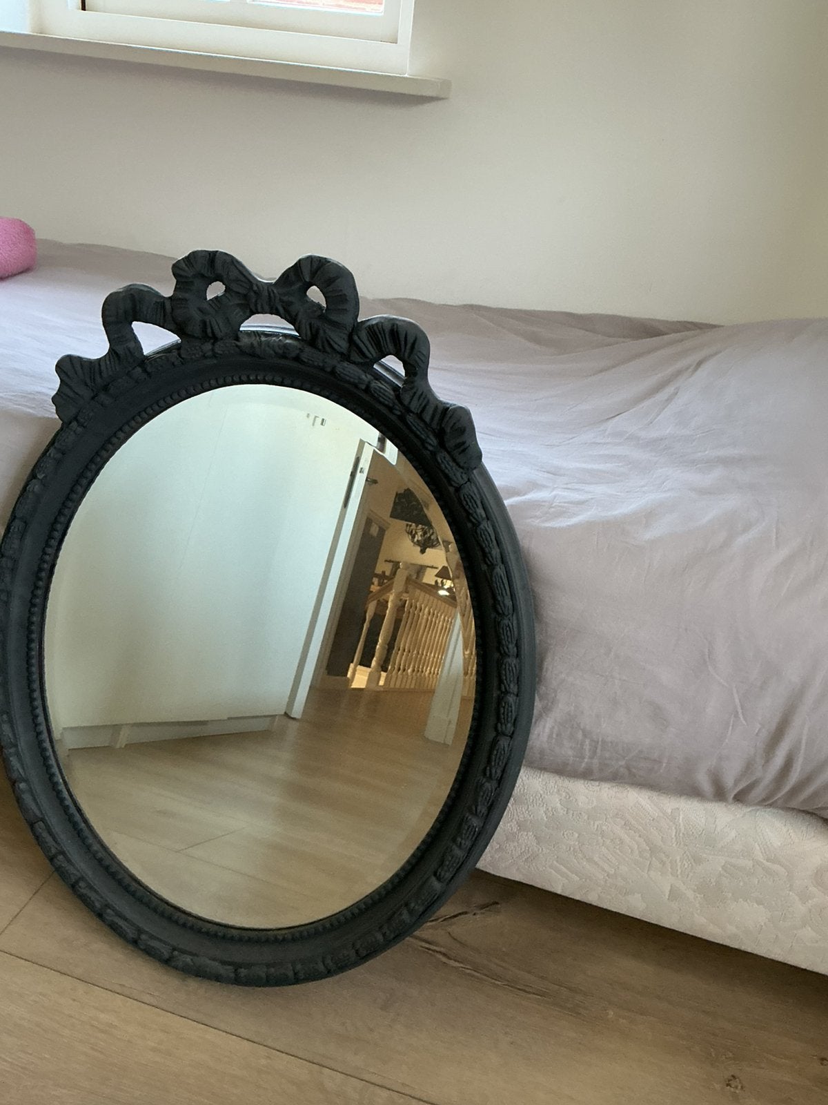 Brocante spiegel, Ophalen of Verzenden, Rechthoekig