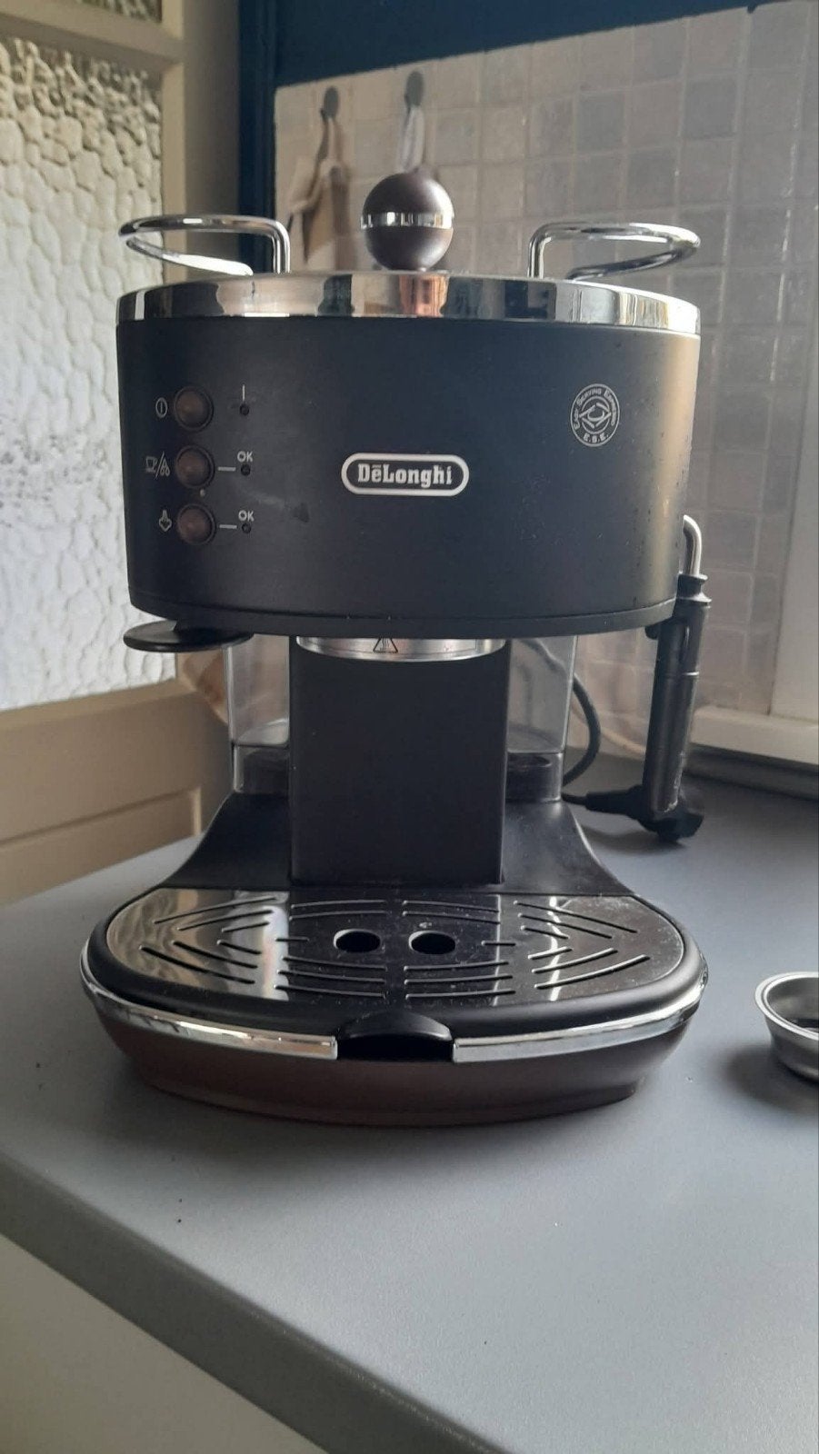 Delonghi icona vintage, Witgoed en Apparatuur, Ophalen, Zo goed als nieuw, Koffiemachine