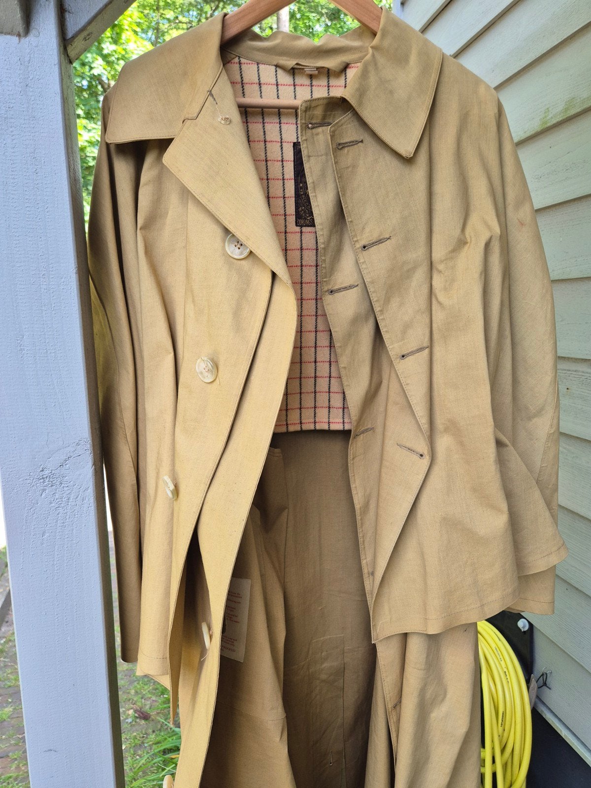 Vintage Mackintosh Regenjas - Beige, Zo goed als nieuw, Kleding | Dames, Jassen | Zomer, Maat 38/40 (M), Mackintosh, Beige, Ophalen of Verzenden