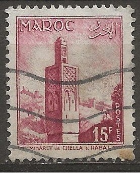Marokko, Ophalen of Verzenden, Marokko, Gestempeld