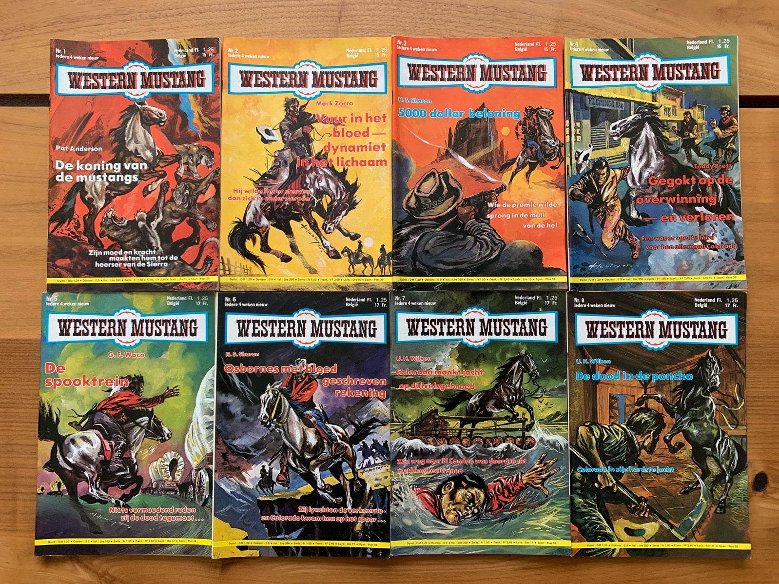 Western Mustang Pulp Magazines Jaren 70, Ophalen of Verzenden, 1960 tot 1980, Nederland, Tijdschrift