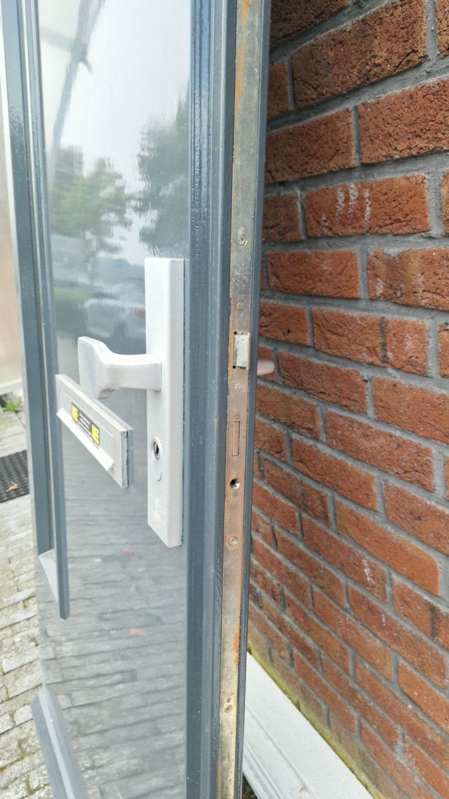 Hardhouten geïsoleerde voordeur, Ophalen, 80 tot 100 cm, 215 cm of meer, Buitendeur