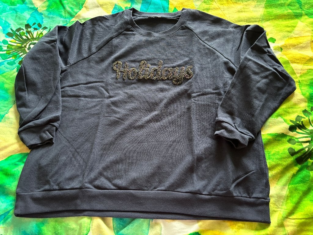Hema donkerblauwe sweater XL, Blauw, Maat 46/48 (XL) of groter, Ophalen of Verzenden, Zo goed als nieuw