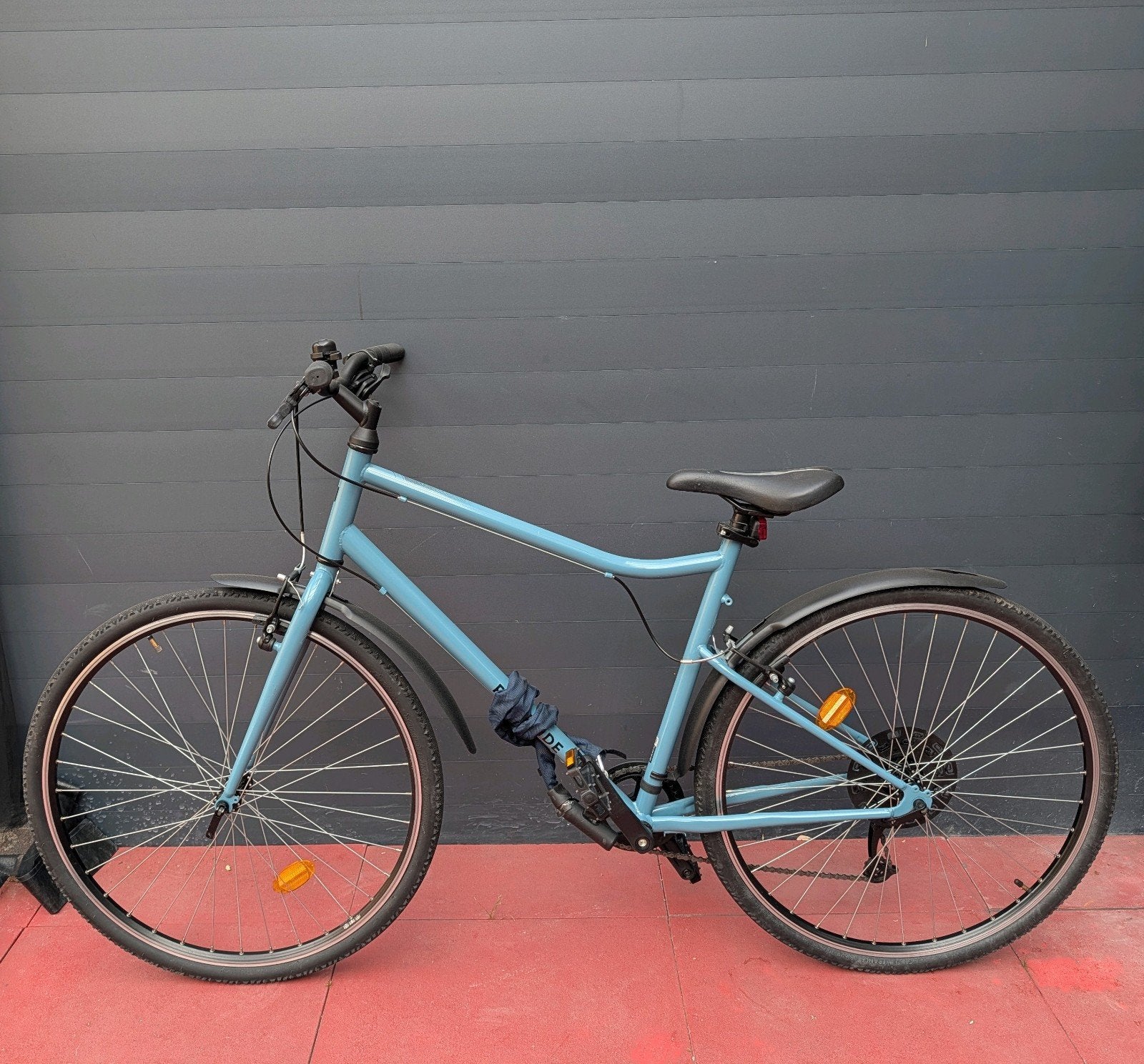 Decathlon Riverside 120 hybride fiets – maat L – nauwelijks, Fietsen en Brommers, Ophalen, Zo goed als nieuw, Minder dan 10 versnellingen