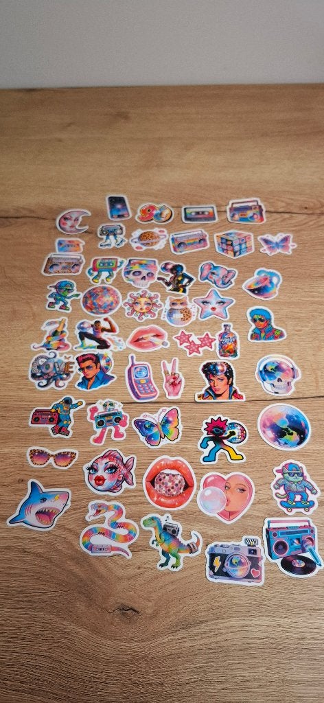 stickers jaren 90 plaatjes, Ophalen of Verzenden, Nieuw, Meerdere stickers