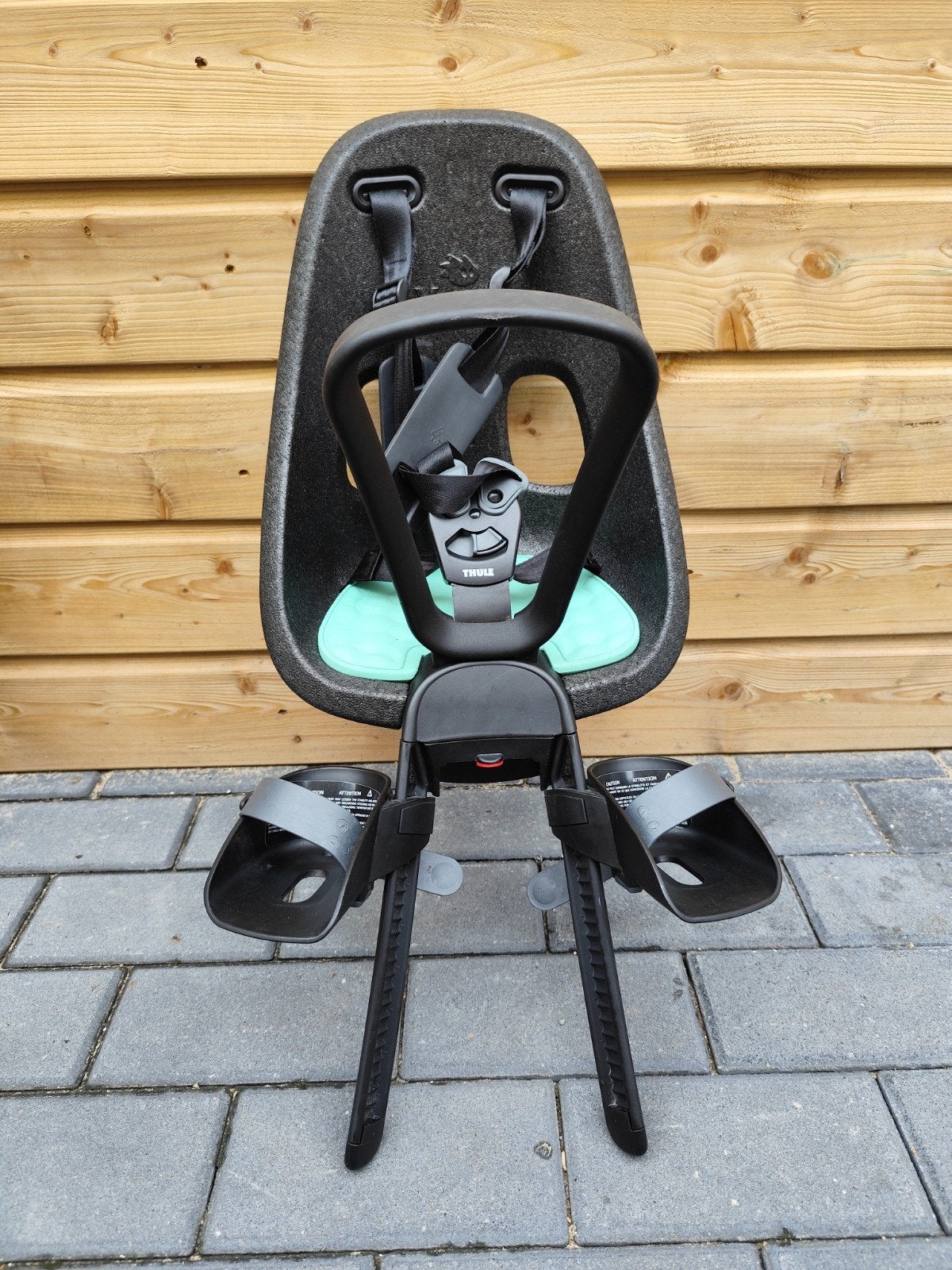 Thule Yepp Next Mini zitje voorzitje, Voetsteuntjes, Voorzitje, Ophalen of Verzenden, Zo goed als nieuw