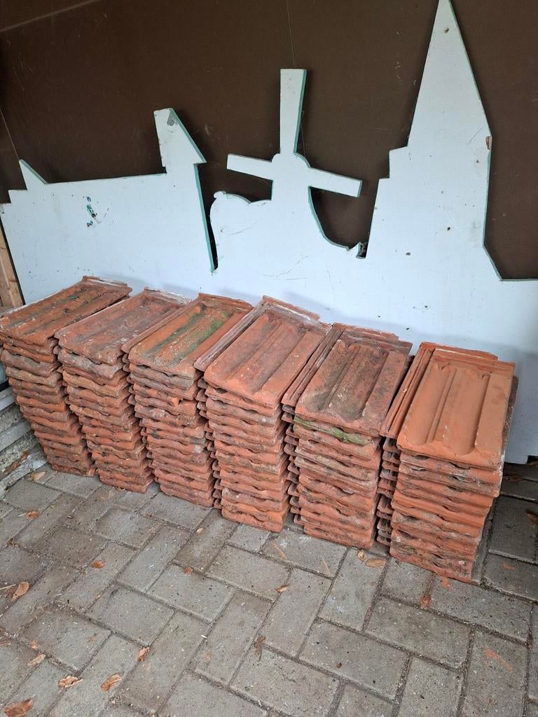 Gratis rode muldenpannen, Ophalen, Gebruikt, Steen of Klei, 5 tot 10 m²
