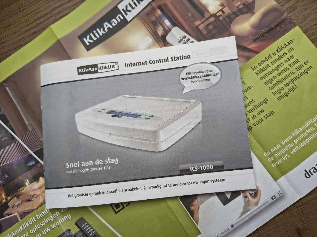 internet control station   KlikAanKlikuit, Ophalen of Verzenden, Zo goed als nieuw, Overige merken, Overige typen
