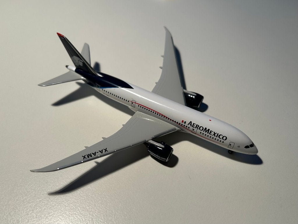 AeroMexico Boeing 787-8 - Gemini - 1:400, Ophalen of Verzenden, Zo goed als nieuw, Schaalmodel