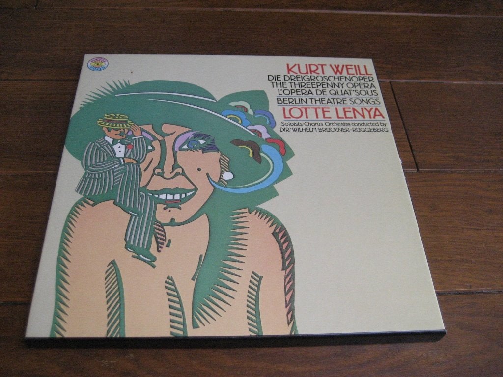 Kurt weill luxe box 2 platen en boek, Ophalen of Verzenden, Zo goed als nieuw, 12 inch