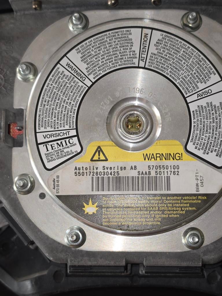 Saab 9-3 9-5 Stuur Airbag Module 55011762, Ophalen of Verzenden, Gebruikt, Saab