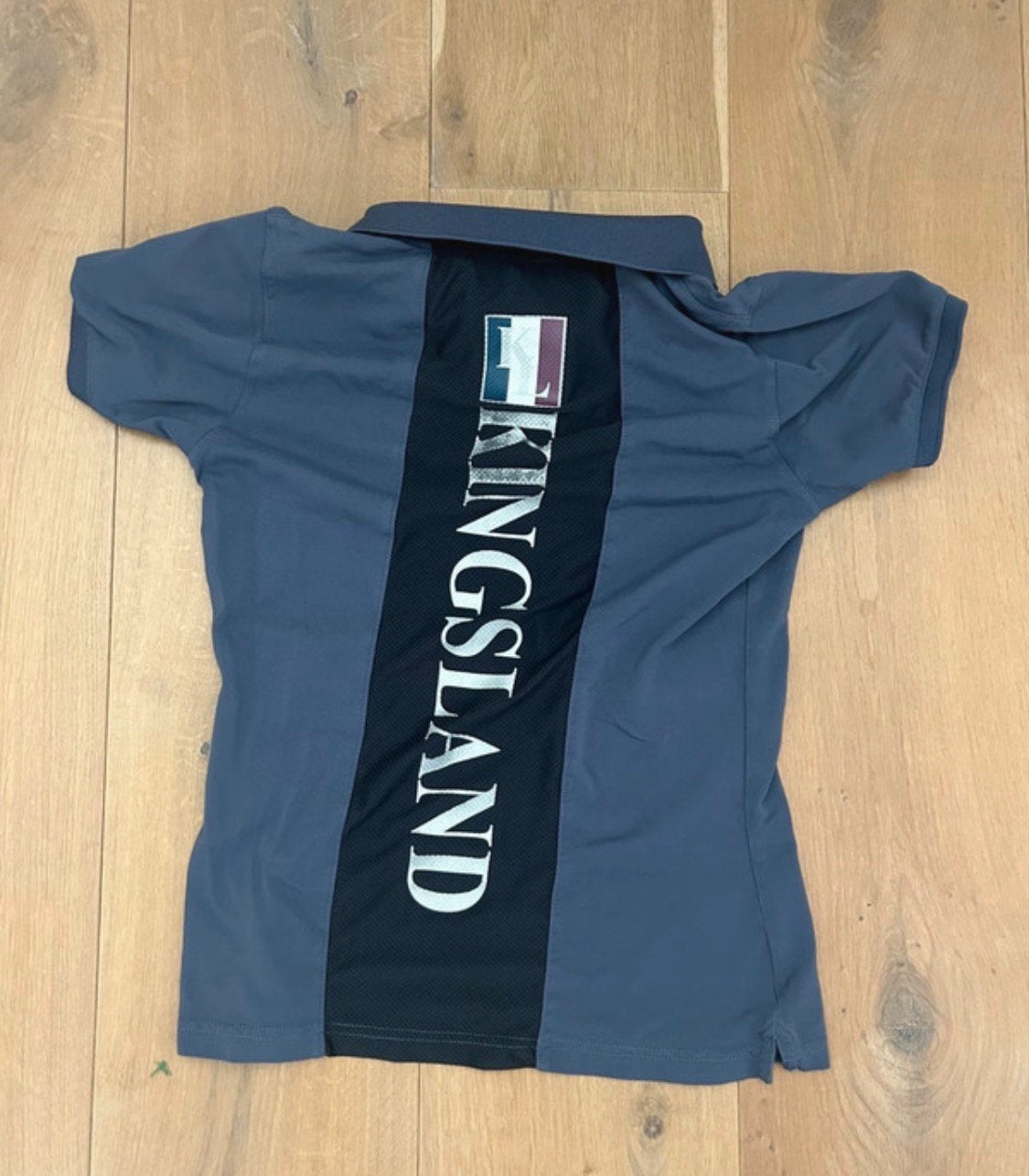 Kingsland polo / shirt maat 164, Dieren en Toebehoren, Paardrijkleding, Blauw, Kinderen, Dressuur, XS