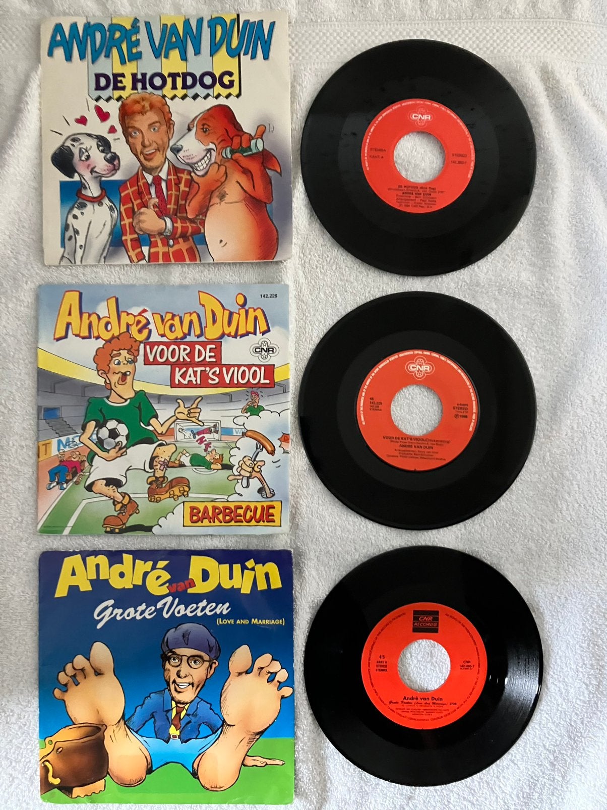 Andre van Duin, Ophalen, Gebruikt, 7 inch, Nederlandstalig