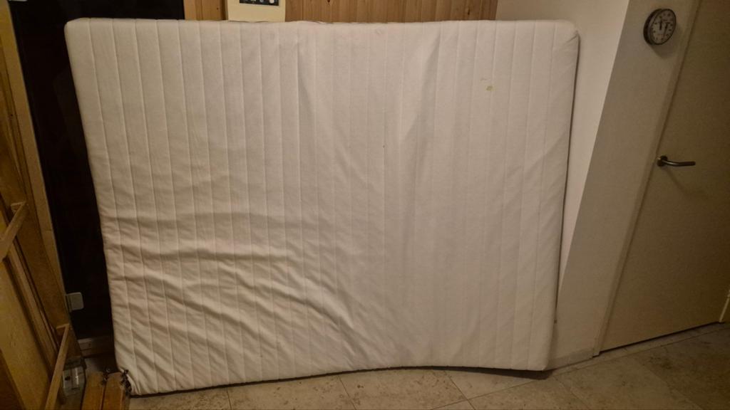 IKEA MALFORS Matras - 160x200, Huis en Inrichting, Slaapkamer | Matrassen en Bedbodems, Ophalen, 90 cm, Eenpersoons, Zo goed als nieuw