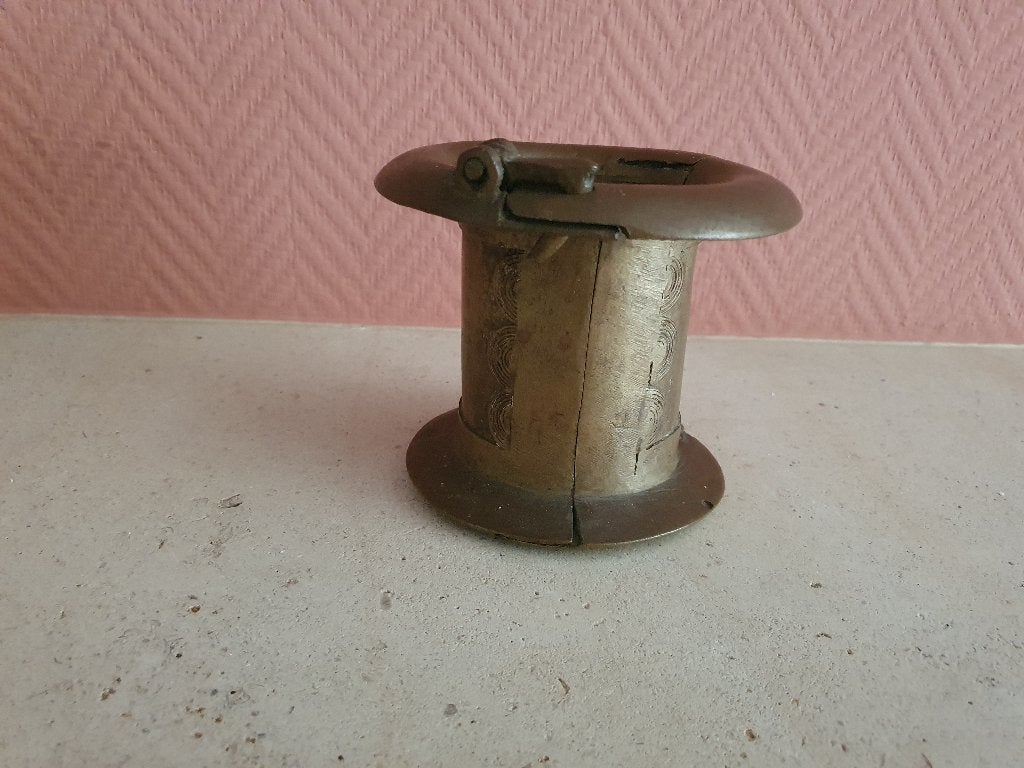 Senufo enkelband van Brons uit ivoorkust, Antiek en Kunst, Ophalen of Verzenden, Brons