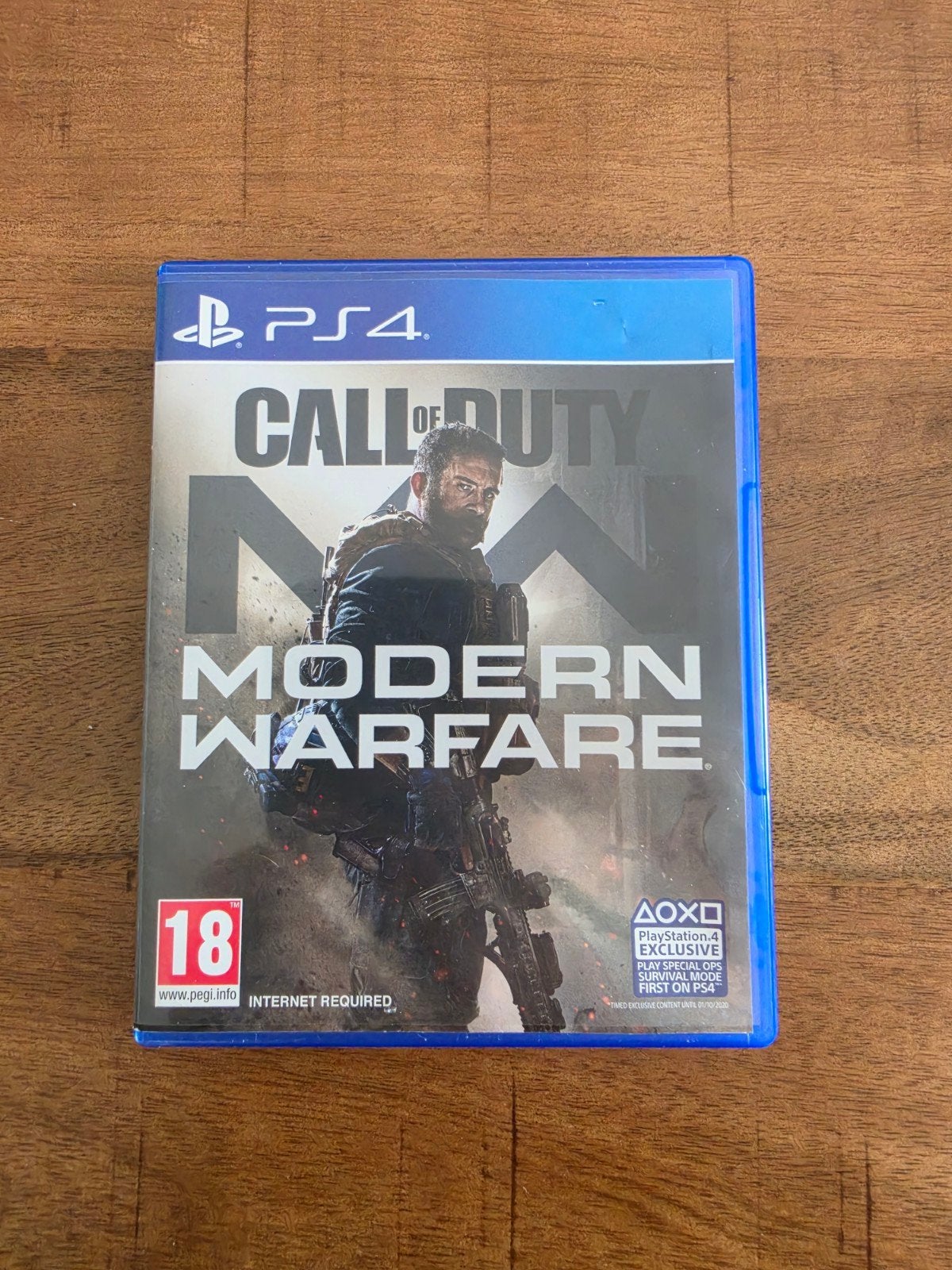 Call of Duty Modern Warfare PS4, Spelcomputers en Games, Games | Sony PlayStation 4, Online, Vanaf 18 jaar, Shooter, 1 speler