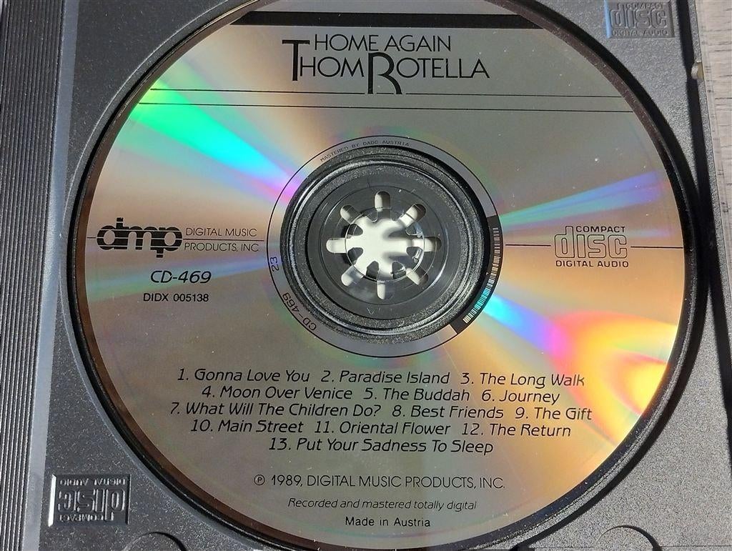 Thom Rotella - Home Again, Cd's en Dvd's, Ophalen of Verzenden, 1980 tot heden, Zo goed als nieuw, Jazz