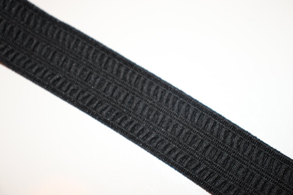 Elastiek - zwart / 2,5cm #3360, Ophalen of Verzenden, Nieuw, Lint, Band of Elastiek