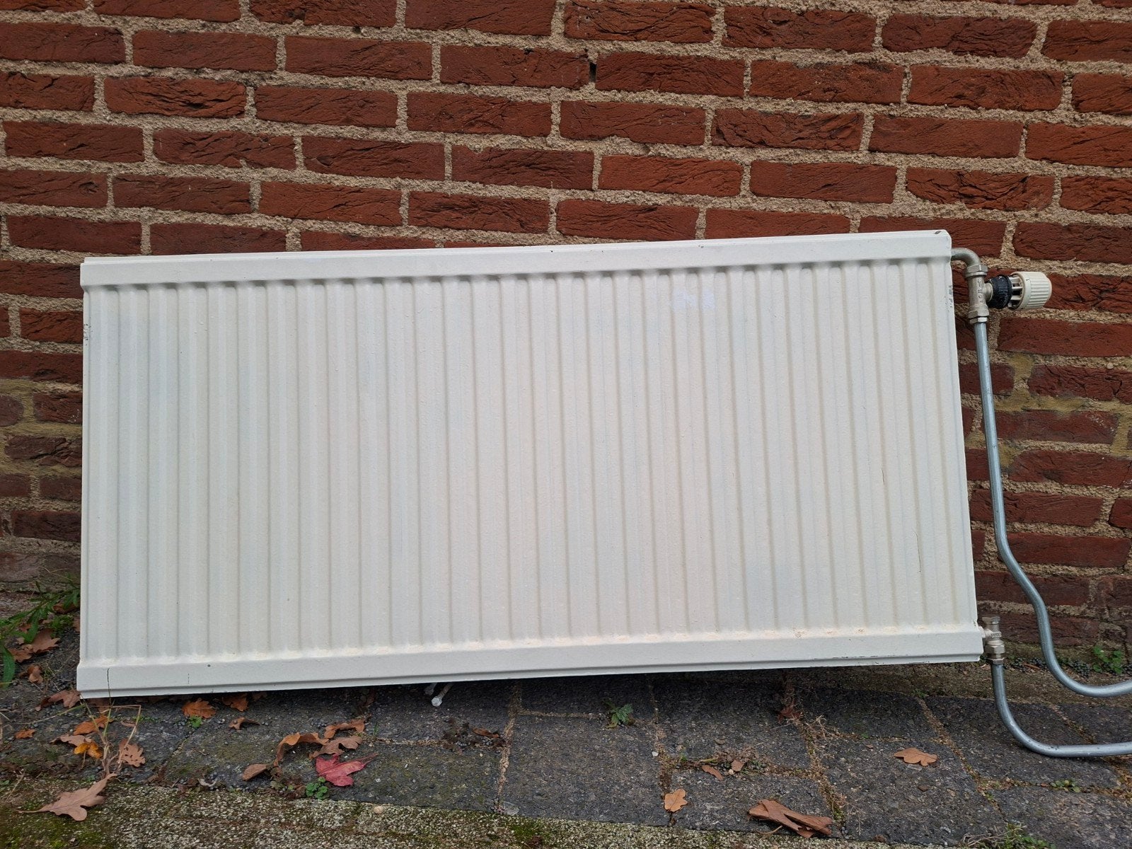 radiator 120x60cm  dubbel, Ophalen, 30 tot 80 cm, Gebruikt, Radiator