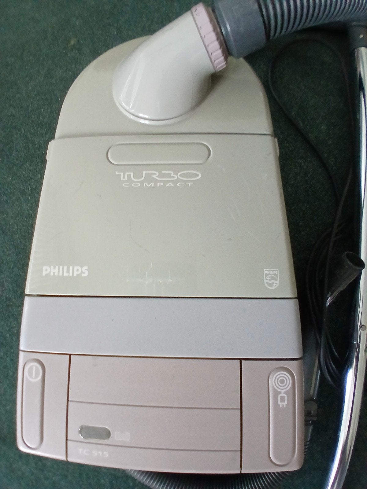 Philips Turbo Compact TC 515 Sledestofzuiger, Stofzak, Inclusief accessoires, Gebruikt, Philips