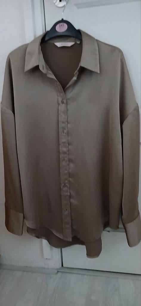 Nieuwe champagne satijnen only blouse mt s, Only, Ophalen of Verzenden, Nieuw