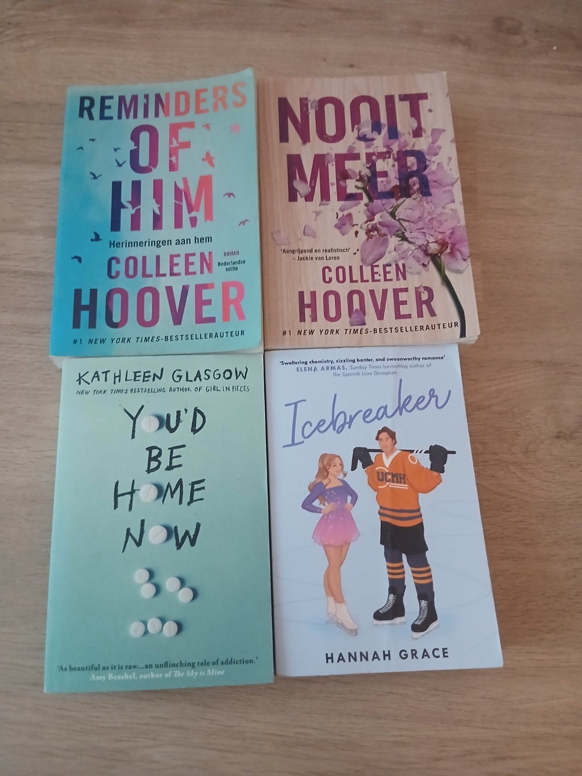 Boekenbundel: Colleen Hoover, Kathleen Glasgow, Hannah Grace, Ophalen of Verzenden, Gelezen, Colleen Hoover, Kathleen Glasgow, Hannah Grace