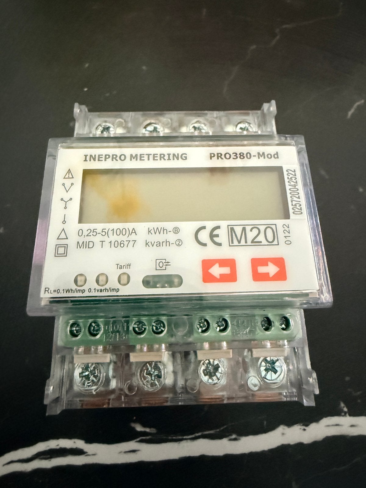 INEPRO PRO380-mod kWh meter, Ophalen of Verzenden, Gebruikt