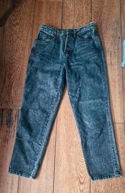 Grijze Stradivarius jeans maat 36, Kleding | Dames, Ophalen of Verzenden, Zo goed als nieuw, W28 - W29 (confectie 36), Grijs