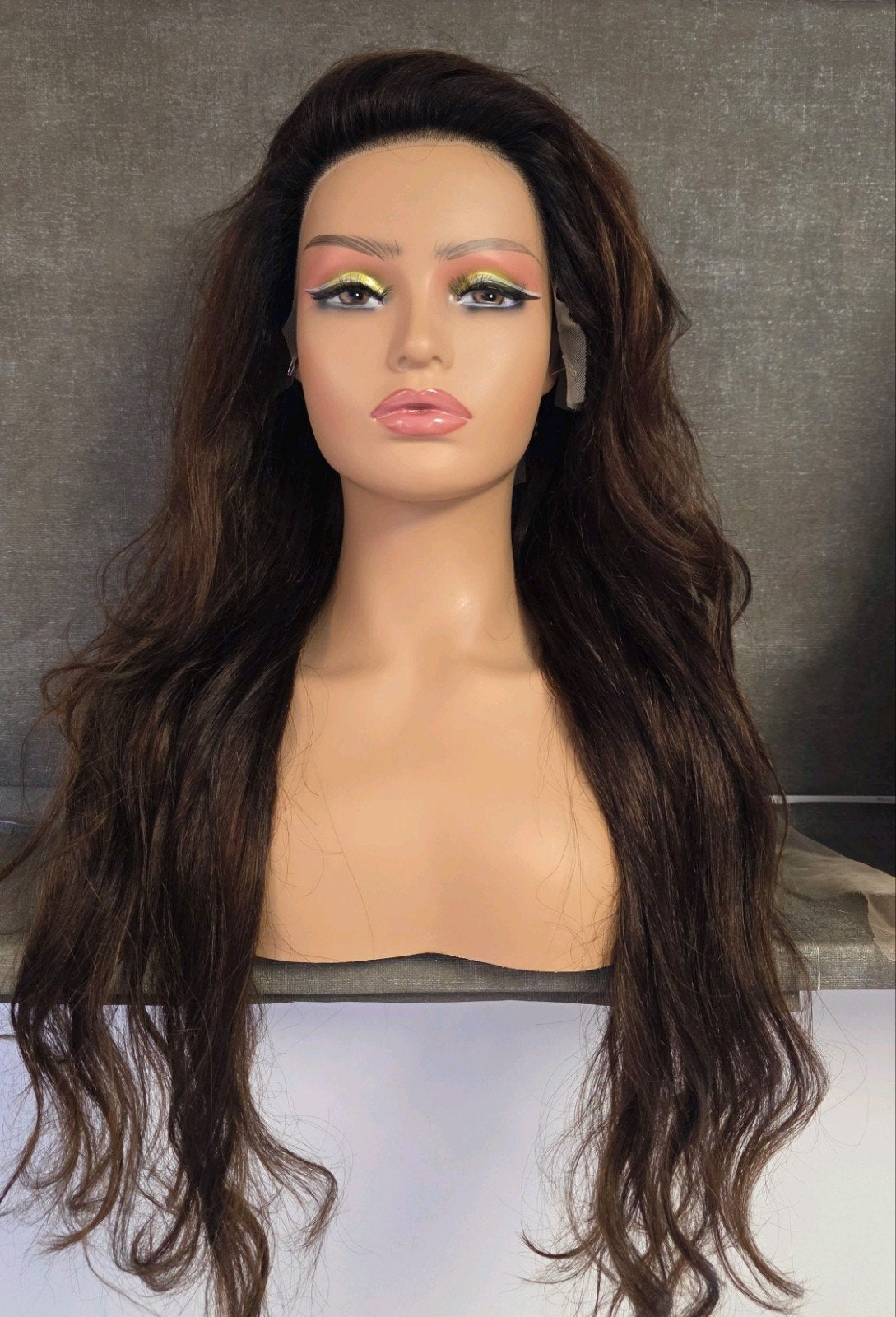 lace wig echt haar, Ophalen of Verzenden, Nieuw, Pruik of Haarverlenging