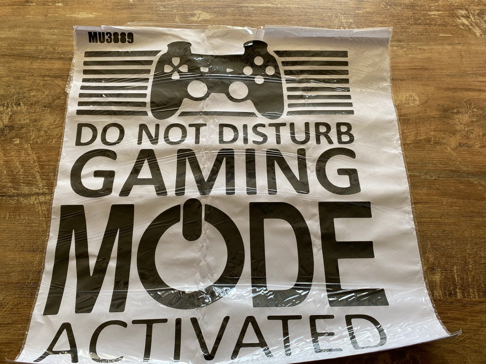 Game muursticker / deursticker, Muursticker, 60 cm, Nieuw, Ophalen of Verzenden