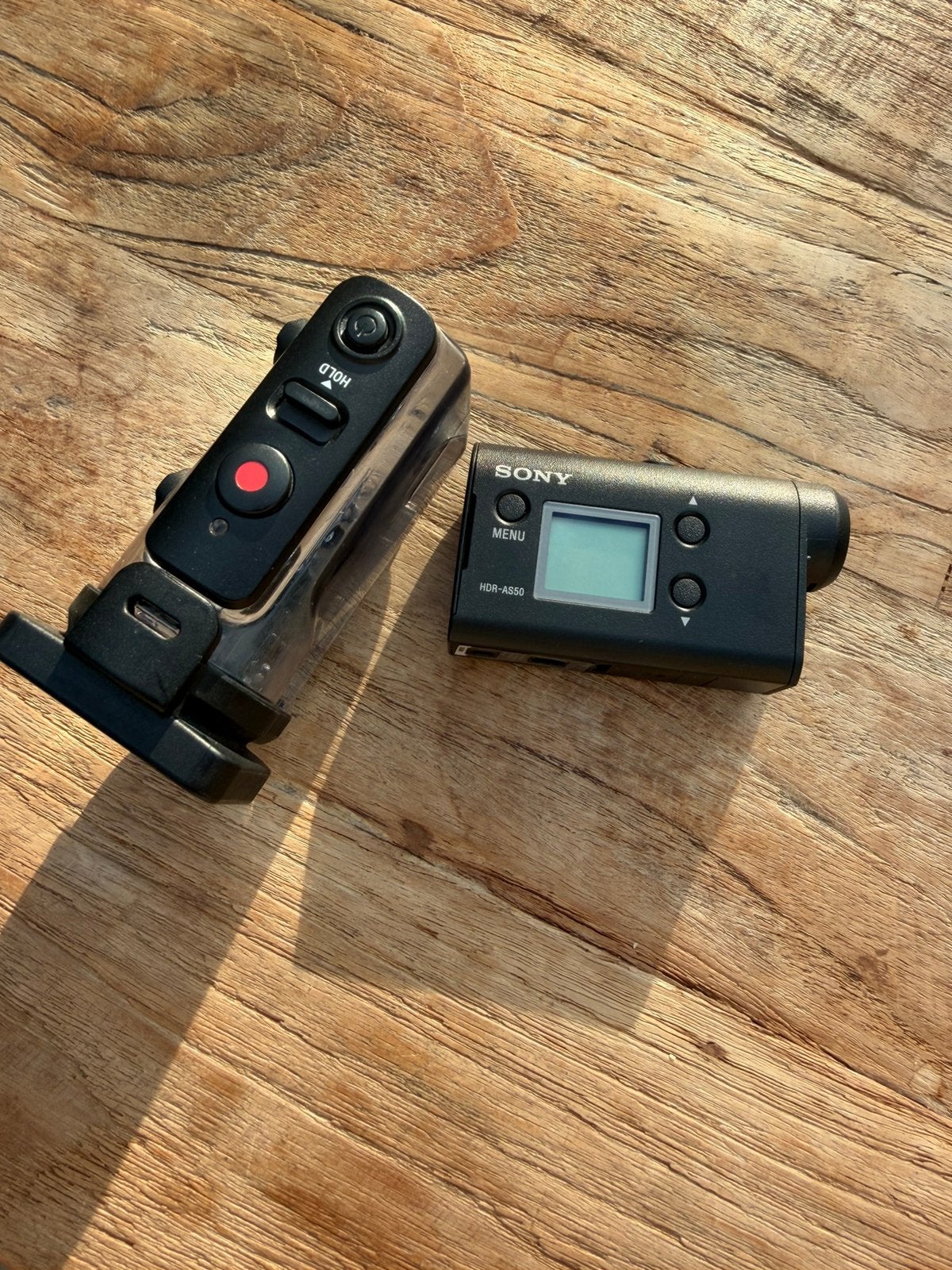Sony HDR-AS50 filmcamera inclusief onderwaterbehuizing, Ophalen of Verzenden, Zo goed als nieuw, Sony, 20x of meer