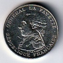 100  francs  1987  Frankrijk. km. 963   unc/proof, Ophalen of Verzenden, Frankrijk, Zilver