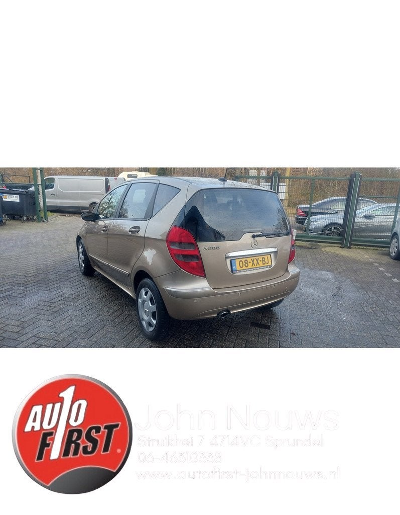 Mercedes-Benz A-klasse 200 Avantgarde, Auto's, Mercedes-Benz, Voorwielaandrijving, 136 pk, Gebruikt, Zwart