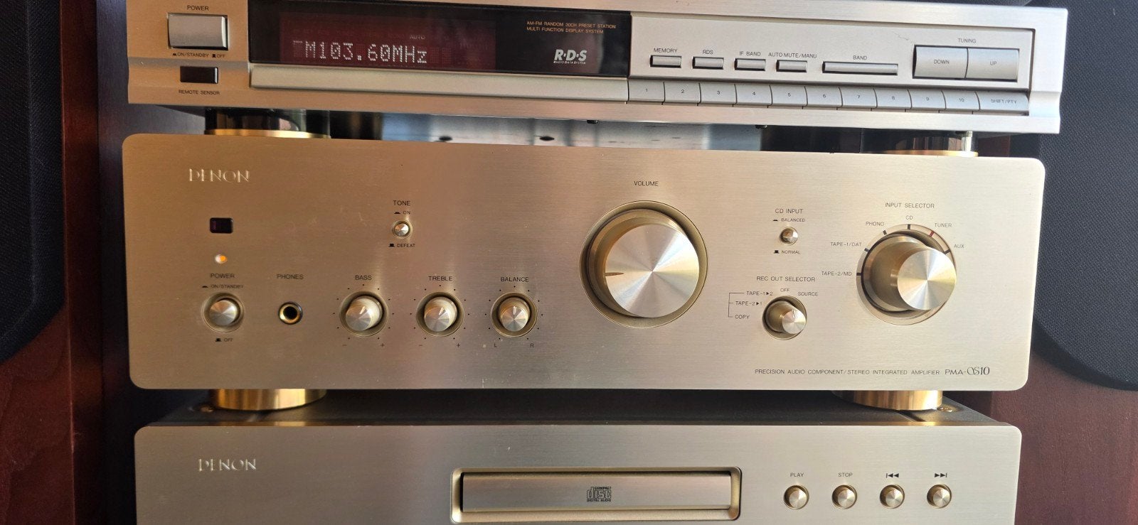 Denon Hifi set, met PMA - S10 MKI versterker + Tuner, Ophalen, Denon, Losse componenten, Zo goed als nieuw