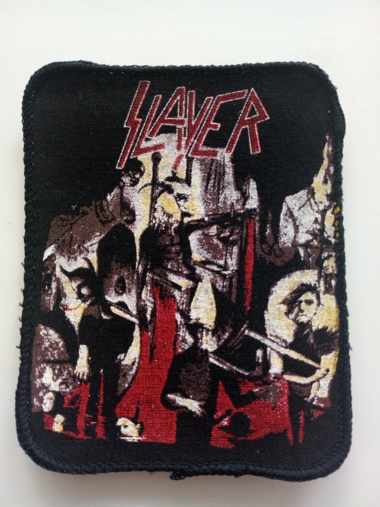 Slayer vrij zeldzame vintage 1987 Reign In Blood patch 11, Verzenden, Nieuw, Kleding
