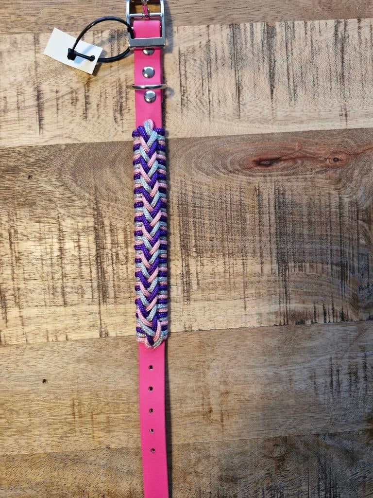 Leuk paracord halsband 22 cm 28 cm 2,5 breed, Ophalen of Verzenden