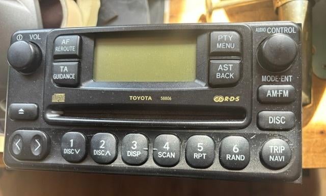 toyota auto radio, Ophalen of Verzenden, Gebruikt
