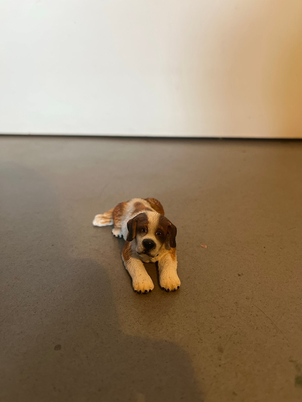 Schattig Sint Bernard beeldje van schleich, Ophalen of Verzenden, Gebruikt, Hond of Kat, Beeldje of Figuurtje