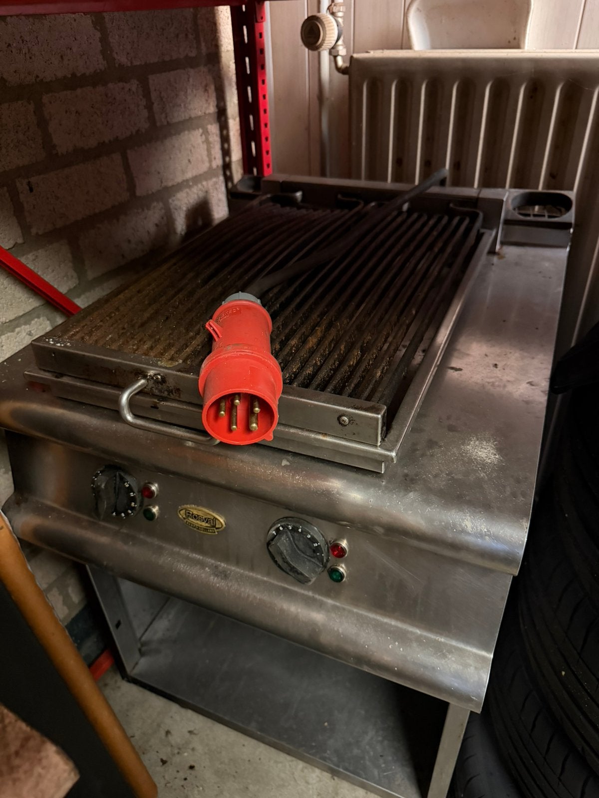 Rosval waterbedgril elektrisch, Ophalen, Fornuis, Frituur en Grillen