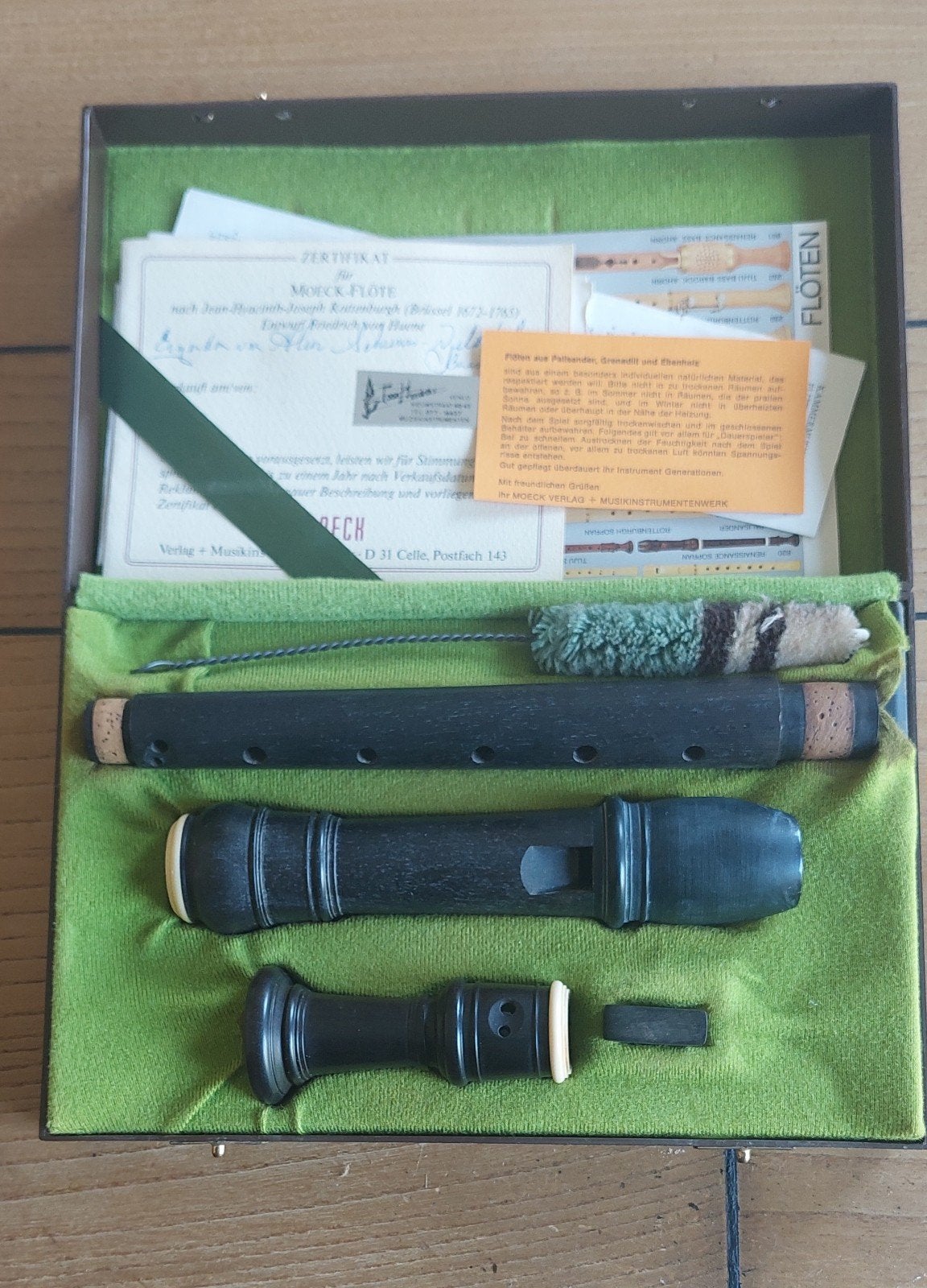 Mooie Moeck sopraan- en alt blokfluit, model Rottenburgh, Ophalen of Verzenden, Alt