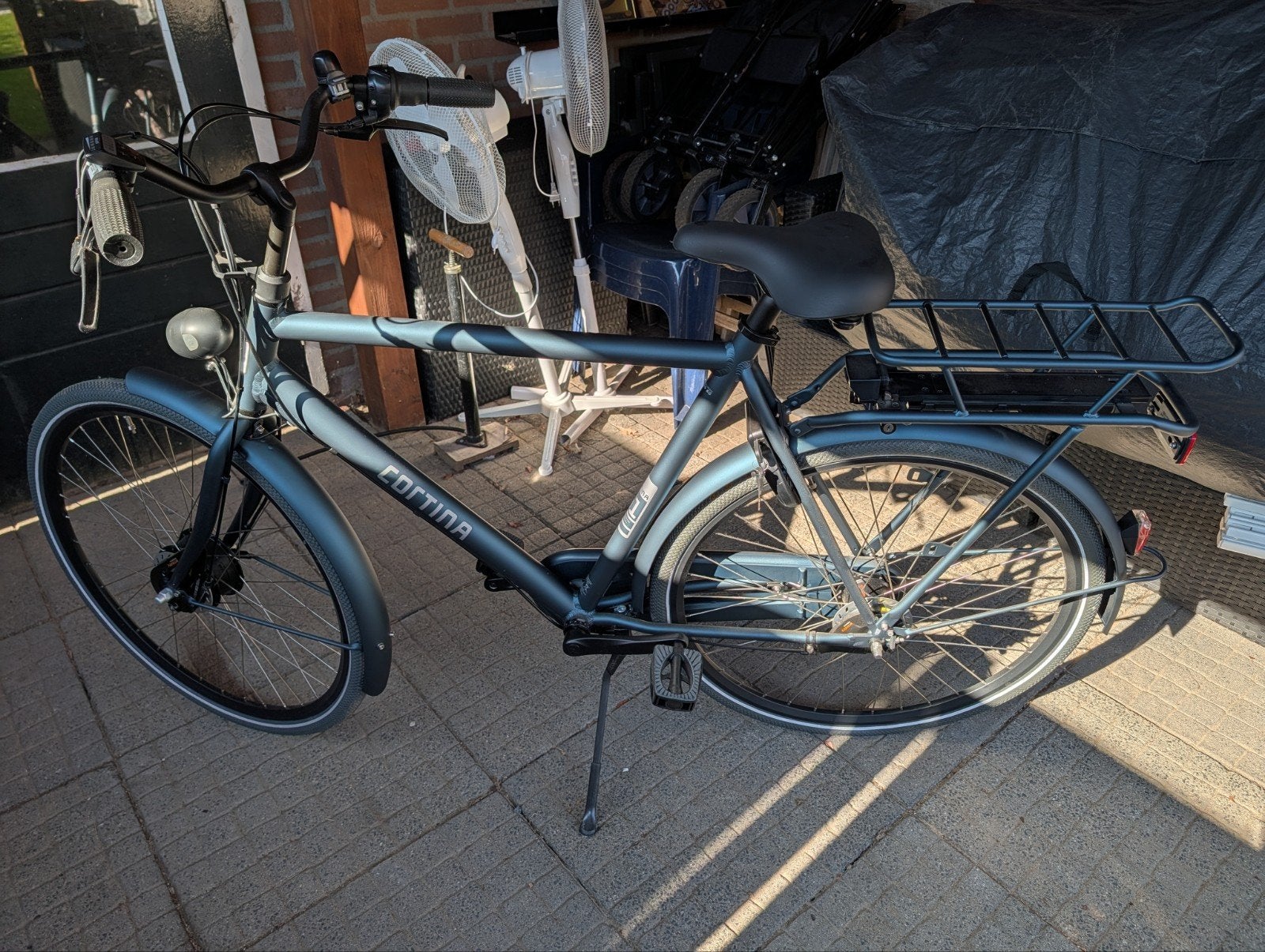Elektrische heren fiets Cortina, Ophalen, Nieuw, Cortina, 59 cm of meer
